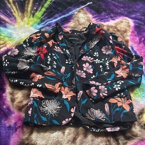 🌸Floral Black Blazer 🌸 Who What Wear